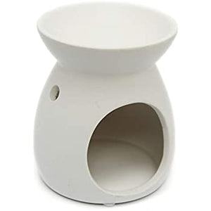 Plain White Ceramic Burner